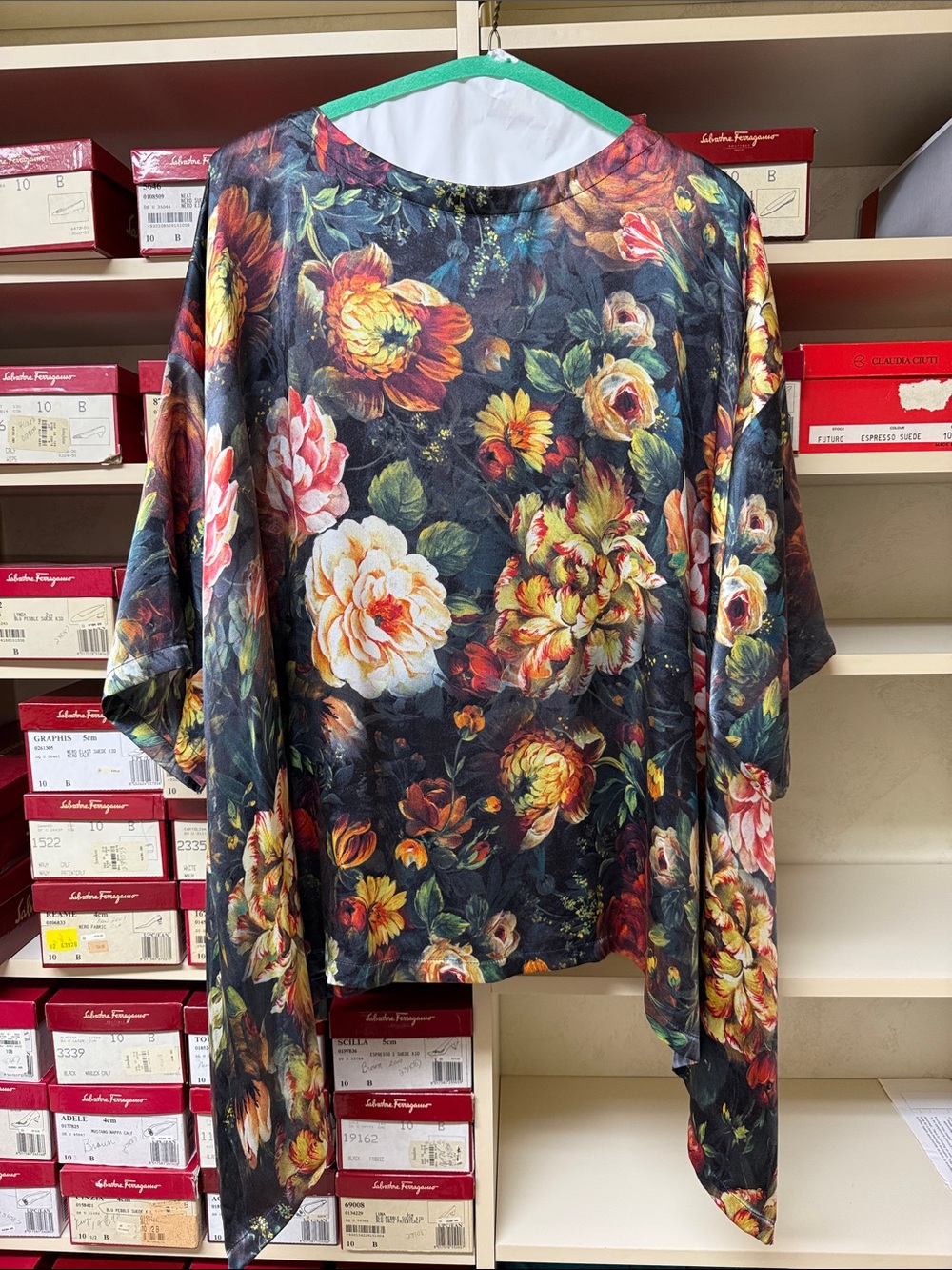 Eskandar floral patterned 100% silk Shirt